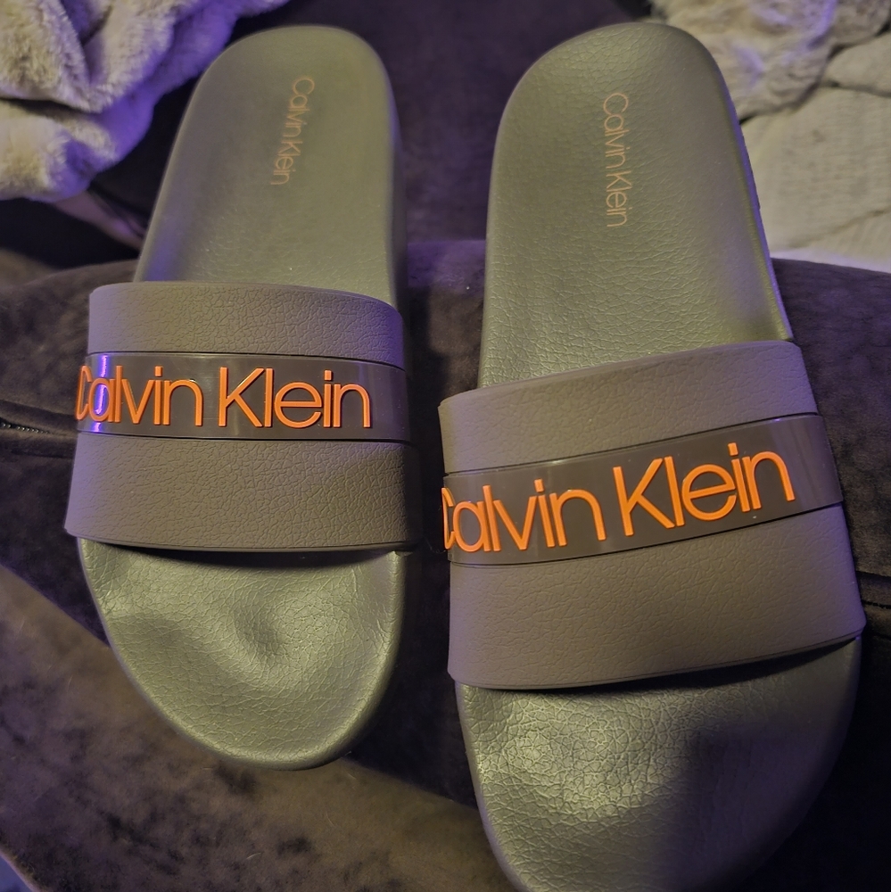 Womens Calvin Klein Slides